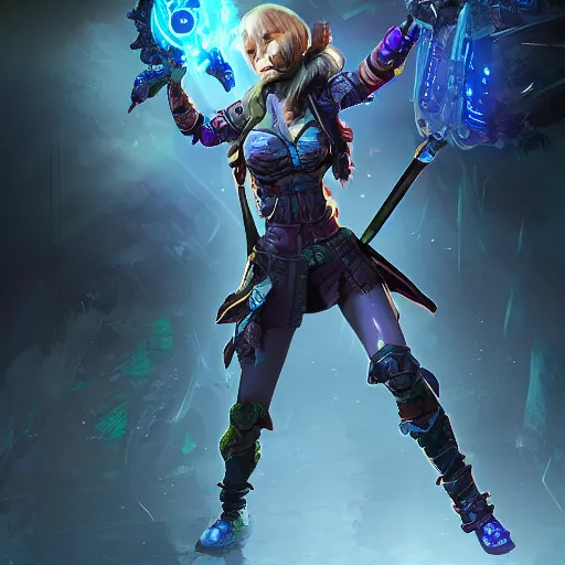 Image similar to female earth mage, high quality character design, action pose : : spotlight, biopunk, forestpunk, high detail, 1 6 k, oled, shadows, reflections, digital art