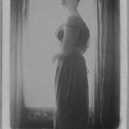 Prompt: Edwardian photograph of Elle Fanning, 1910s, 1900s, 1920s, grainy, detailed