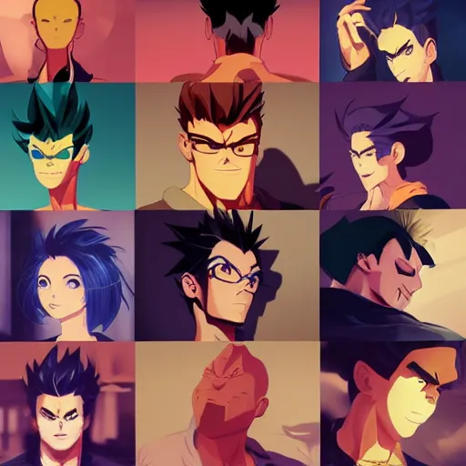 Image similar to face icon stylized minimalist yu yu hakusho, loftis, cory behance hd by jesper ejsing, by rhads, makoto shinkai and lois van baarle, ilya kuvshinov, rossdraws global illumination