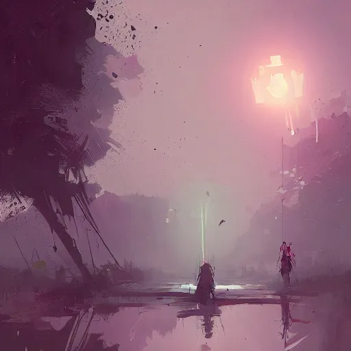 Image similar to art by ismail inceoglu