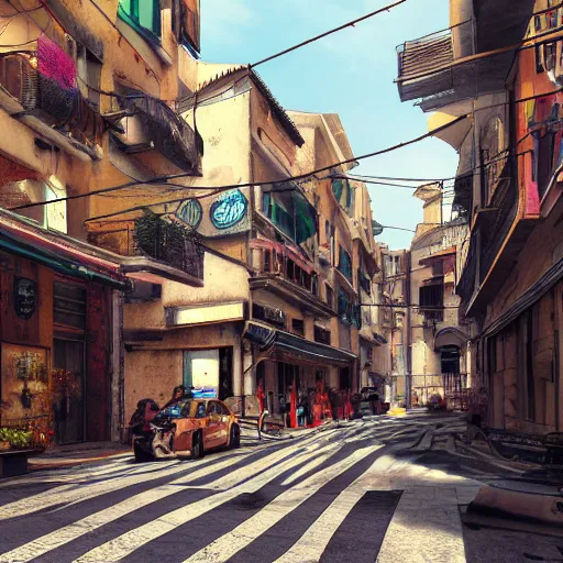 Prompt: cyberpunk italy, photo realism