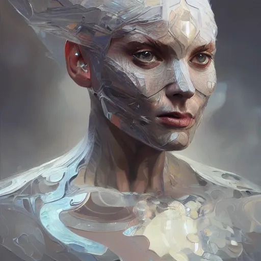 Image similar to a finely detailed portrait of a morph, futuristic, intricate, elegant, digital painting, trending on Artstation, concept art, smooth, sharp focus, illustration, by Ruan Jia and Mandy Jurgens and Artgerm and and william-adolphe bouguerea, award winning