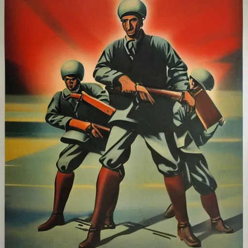 Prompt: soviet era propaganda poster