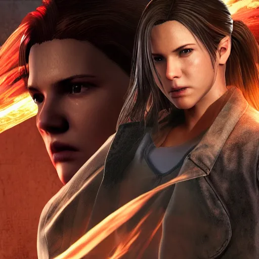 Image similar to high quality screenshot of upcoming Angel (BTVS) video game for PS5, Xbox Series X and PC