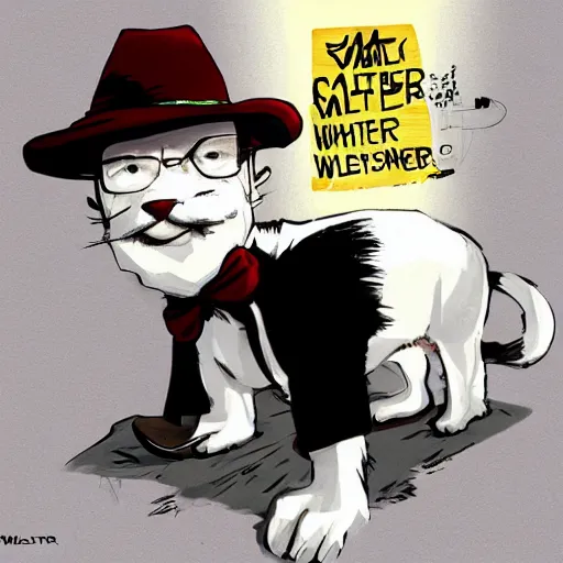 Image similar to walter white catboy