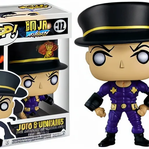 Image similar to jojos bizarre adventure, funko pop