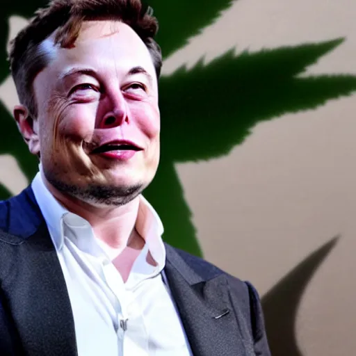 Image similar to Elon Musk smoking weed