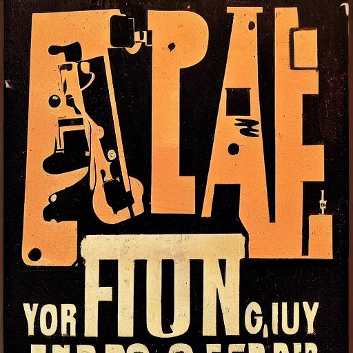 Image similar to Oil pump, poster, 50s style, vintage