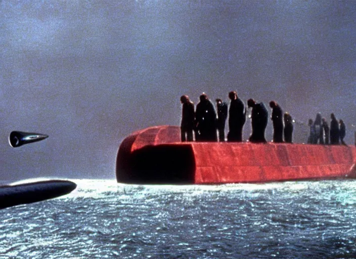 Image similar to scene from the 1 9 8 0 submarine spy thriller film the hunt for red october