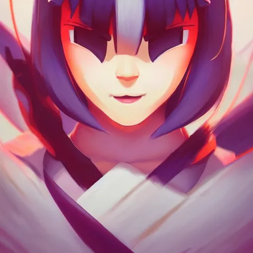 Image similar to face icon stylized minimalist inuyasha, loftis, cory behance hd by jesper ejsing, by rhads, makoto shinkai and lois van baarle, ilya kuvshinov, rossdraws global illumination