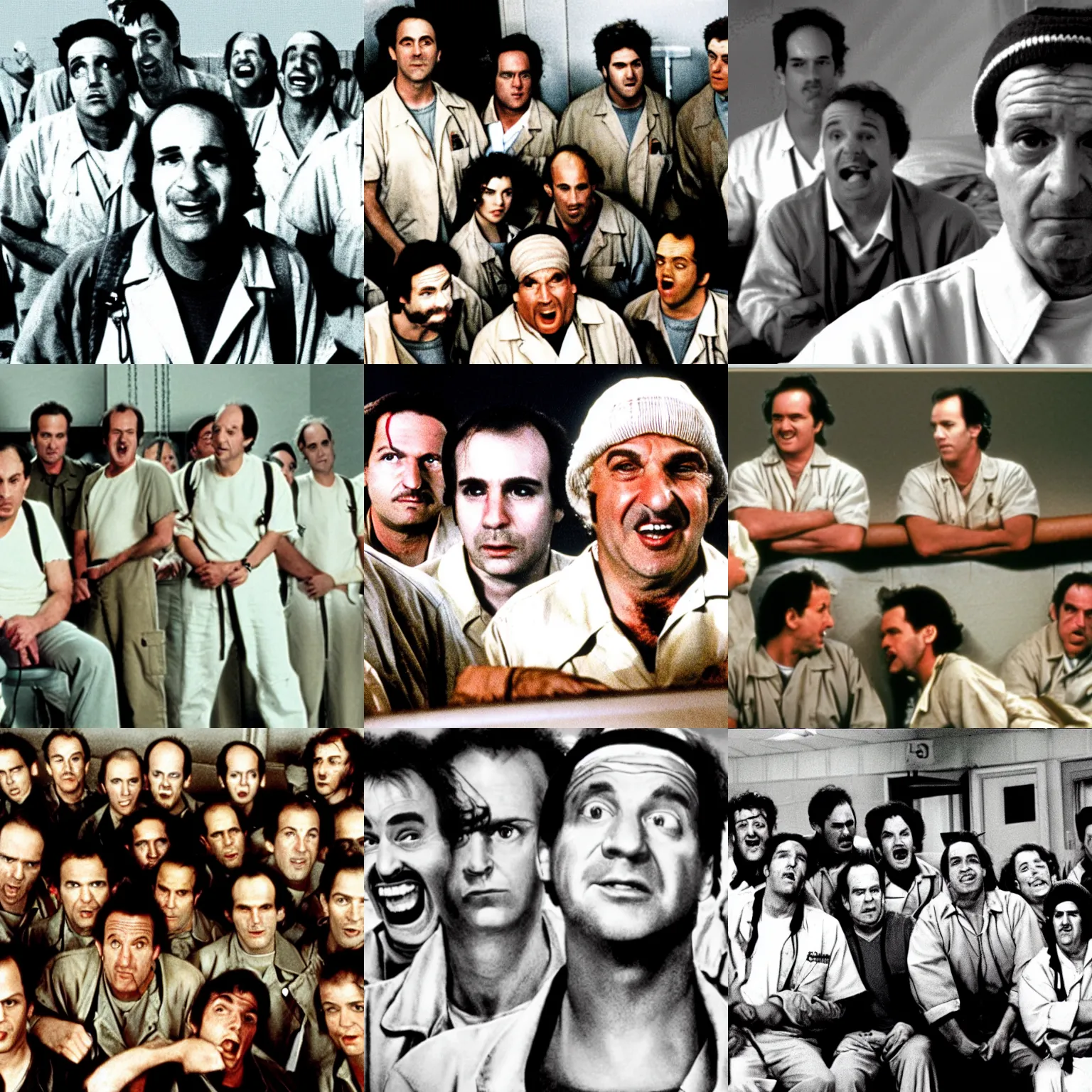 Prompt: one flew over the cuckoo's nest