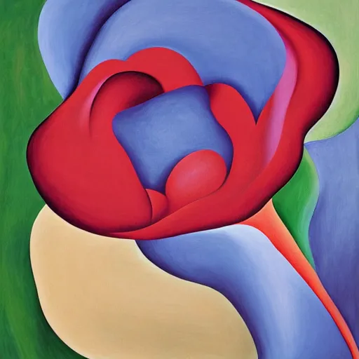 Image similar to by georgia o'keeffe