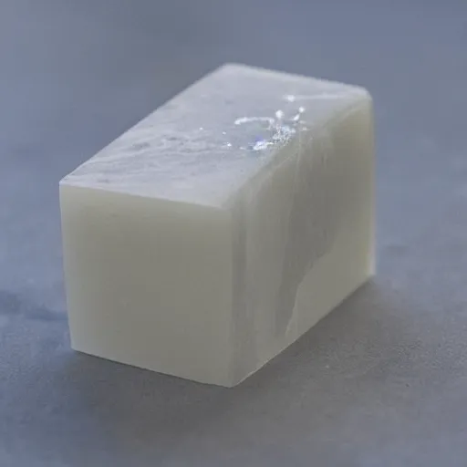 Image similar to a marble embedded inside a block of ice