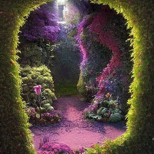 Image similar to secret garden by michael whelan, heaven, ultra realistic, aesthetic, beautiful