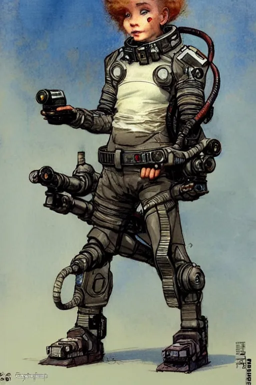 Prompt: ( ( ( ( ( 2 0 5 0 s retro future boy 1 0 old boy super scientest posing in space pirate mechanics costume full portrait.. muted colors. ) ) ) ) ) by jean - baptiste monge!!!!!!!!!!!!!!!!!!!!!!!!!!!!!!