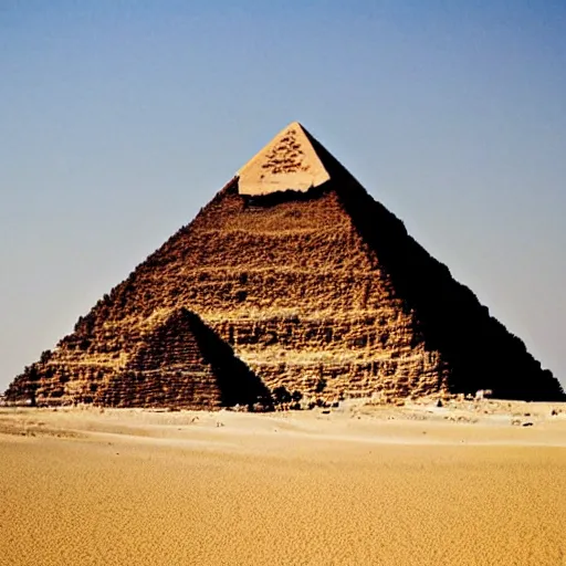 Image similar to the pyramids in the desert