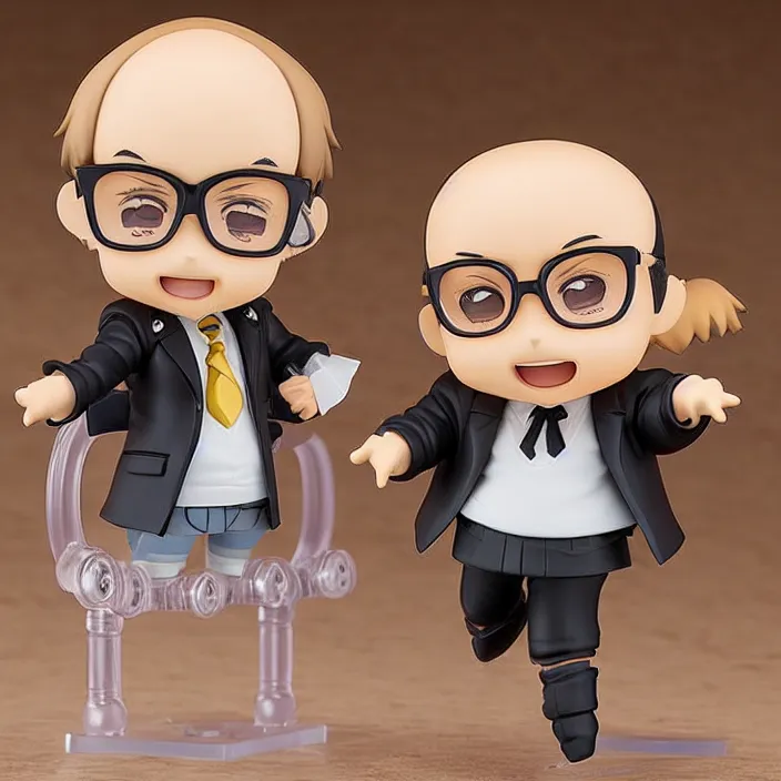 Prompt: frank reynolds, an anime nendoroid of frank reynolds figurine, detailed product photo