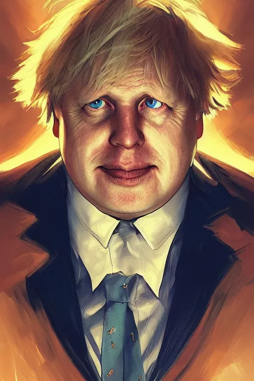 Prompt: Boris Johnson as a superhero Captain Great Britain, portrait, highly detailed, digital painting, artstation, concept art, smooth, sharp focus, soft volumetric lights, illustration, cinematic lighting, art by artgerm and greg rutkowski and alphonse mucha