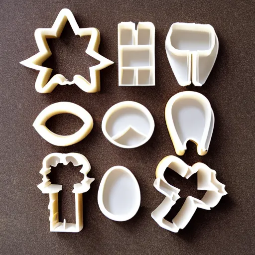 Image similar to funny cookie cutter shapes