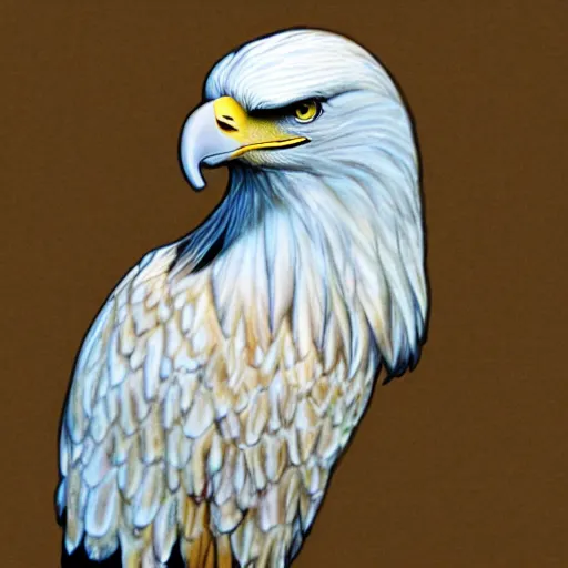 Prompt: eagle, bald, realistic, perched