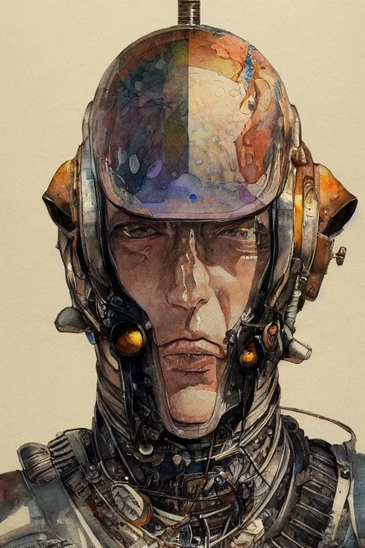 Image similar to zoomed out portrait of a duke, stylized illustration by yoshitaka amano and moebius, watercolor gouache detailed paintings, dieselpunk, solarpunk, artstation