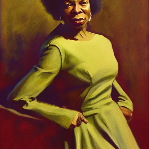 Image similar to portrait nina simone by leng jun and john singer sargent, hyper real