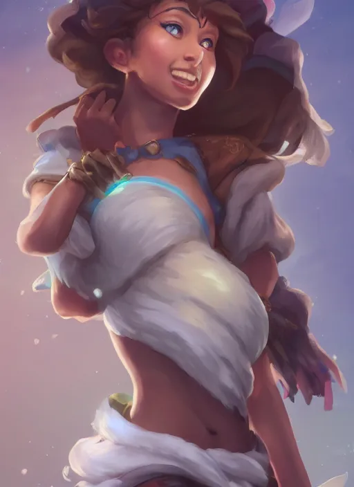 Prompt: taliyah, from league of legends, au naturel, pawg, naturlig naken, hyper detailed, digital art, trending in artstation, cinematic lighting, studio quality smooth render, unreal engine 5 rendered, octane rendered, art style by klimt and nixeu and ian sprigger and wlop and krenz cushart