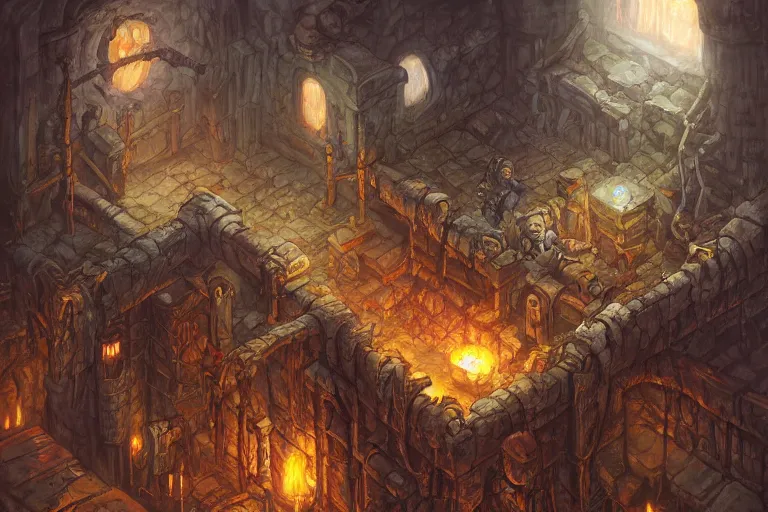 Prompt: Planescape Torment, the smoldering corpse bar, by andreas rocha