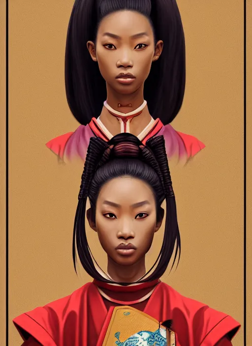 Afro samurai - AJ - Digital Art, People & Figures, Female Form, Other  Female Form - ArtPal