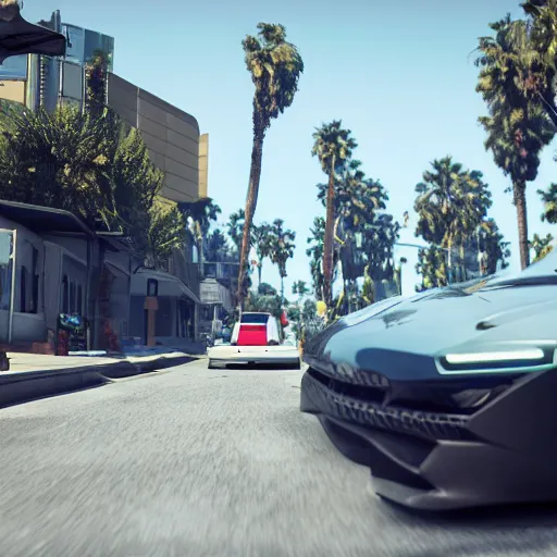 Prompt: gta 6 art, ps 5, unreal engine, octane render, high detail