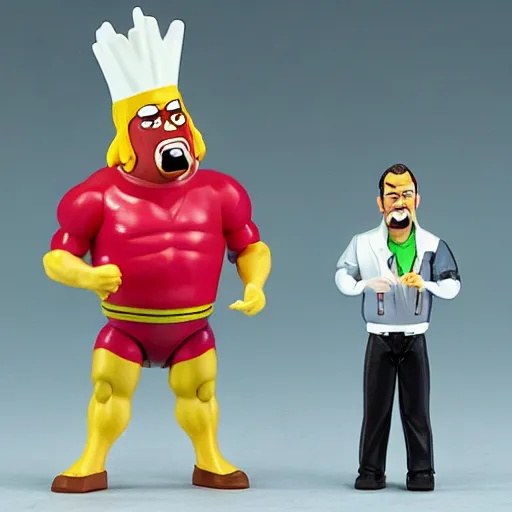 Image similar to Carl from Aqua Teen Hunger Force, plastic action figure