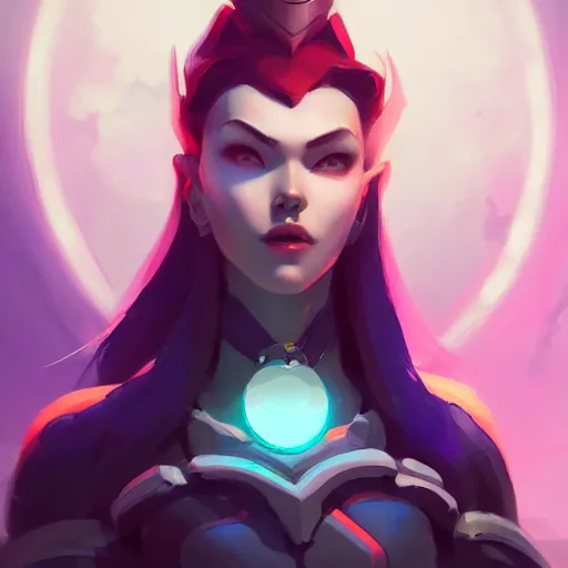 Image similar to a beautiful portrait of a beautiful widowmaker, overwatch concept art by pete mohrbacher and guweiz and ilya kuvshinov, digital art, highly detailed, intricate, sharp focus, trending on artstation hq, deviantart, unreal engine 5, 4 k uhd image