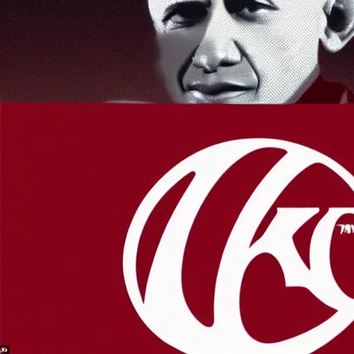 Prompt: Obama on the KFC logo