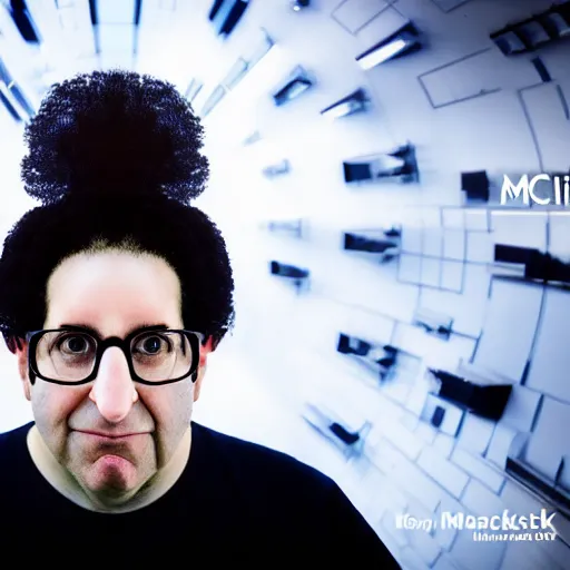 Image similar to kevin mitnick in a maids dress, radiant skin, huge anime eyes, perfect face, directed gaze, canon, vfx, symmetric balance, polarizing filter, photolab, lightroom, 4 k, dolby vision, photography award