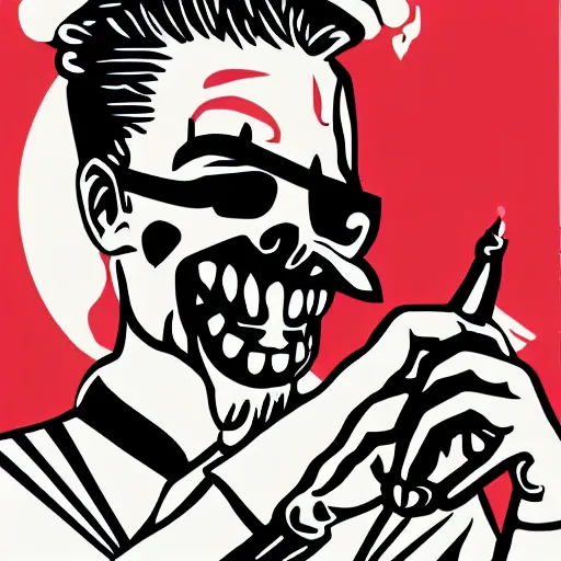 Image similar to salt bae jolly roger