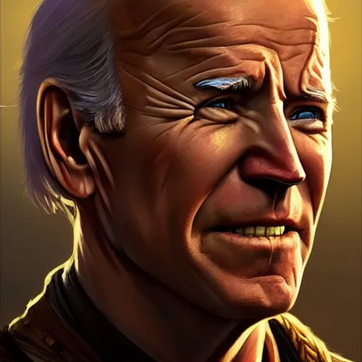 Prompt: Joe Biden face in the role of Nathan Drake, western, D&D, fantasy, intricate, elegant, highly detailed, digital painting, artstation, concept art, matte, sharp focus, illustration, art by Artgerm and Greg Rutkowski and Alphonse Mucha