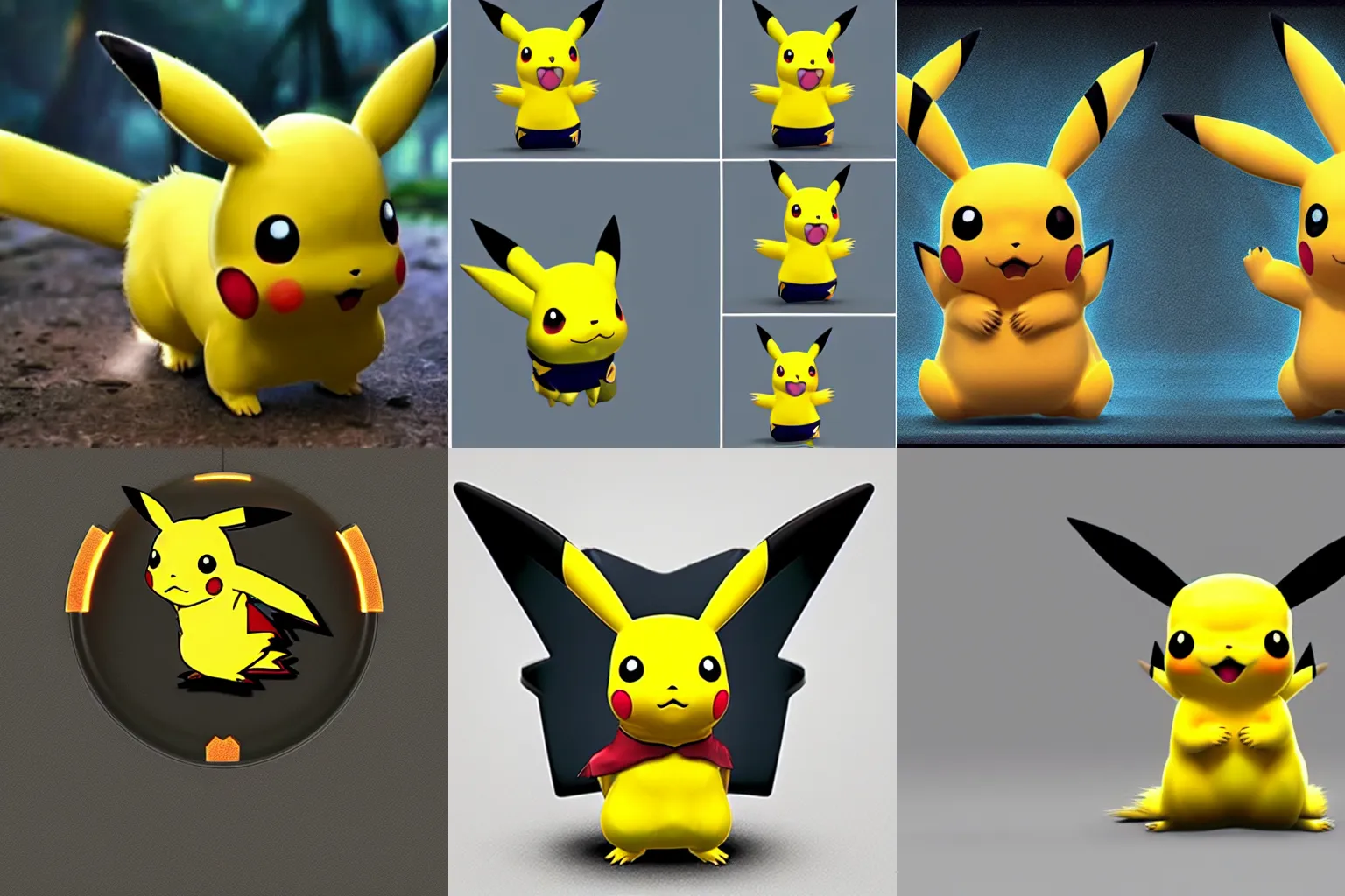 Prompt: pikachu ultra realistic