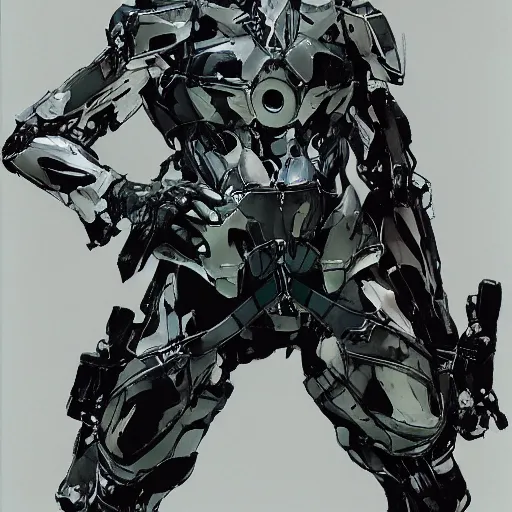 Image similar to waterwalker by yoji shinkawa, katayama bokuyo, concept art 4 k