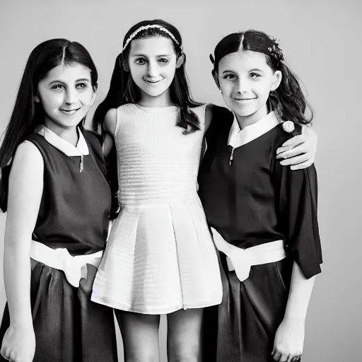 Image similar to bar mitzvah for three girls.