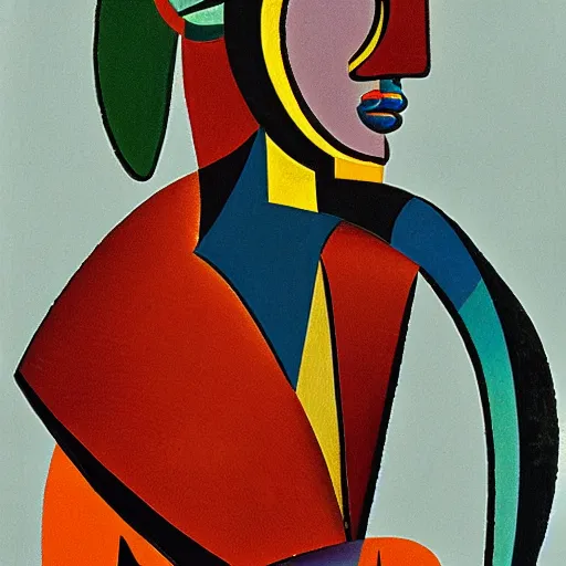 Image similar to a portrait of a woman, alexander archipenko