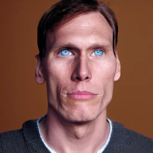 Image similar to A photograph of middle-aged Jerma985 in his fourties with short hair who looks like Jerma985 wearing a sweater in the 2010s, Jerma985, looks like Jerma985, taken in the late 2010s, taken on a 2010s Camera, realistic, hyperrealistic, very realistic, highly detailed, very detailed, extremely detailed, detailed, digital art, trending on artstation, headshot and bodyshot, detailed face, very detailed face