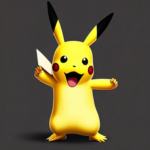 Prompt: pikachu extremely muscled, muscles, realistic, 4 k, photographic