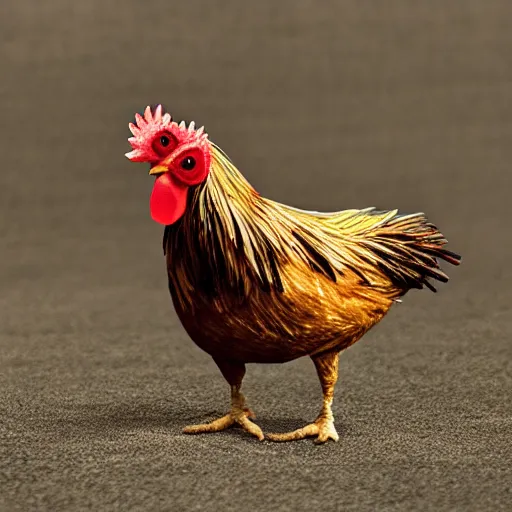 Prompt: a pimped out chicken