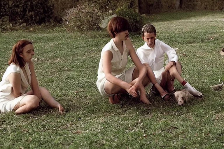 Prompt: Dogtooth (2009) directed by Yorgos Lanthimos