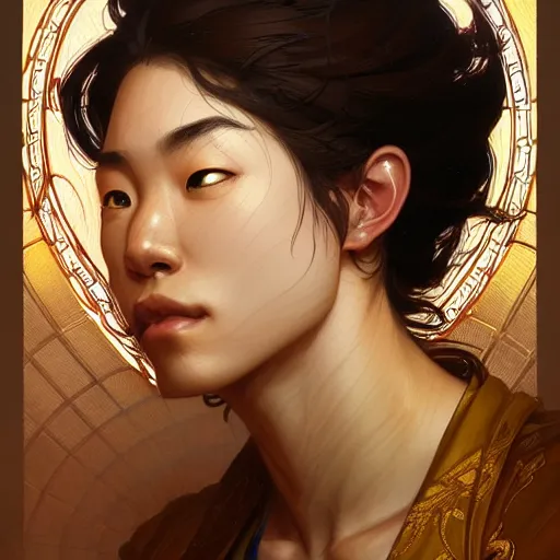 Prompt: portrait of great teacher onizuka, face, fantasy, intricate, elegant, highly detailed, digital painting, artstation, concept art, smooth, sharp focus, illustration, art by artgerm and greg rutkowski and alphonse mucha