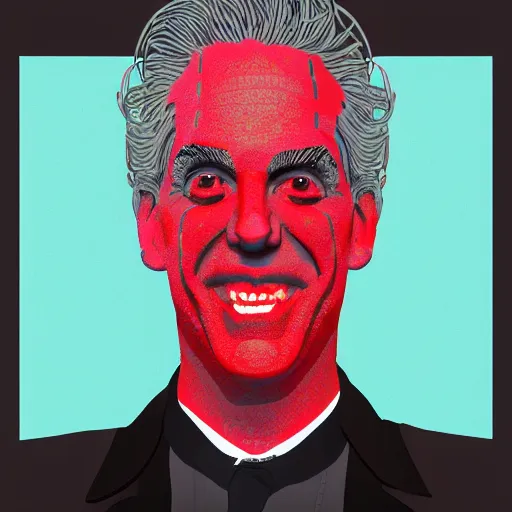 Image similar to Jordan Peterson made from lobsters, artstation