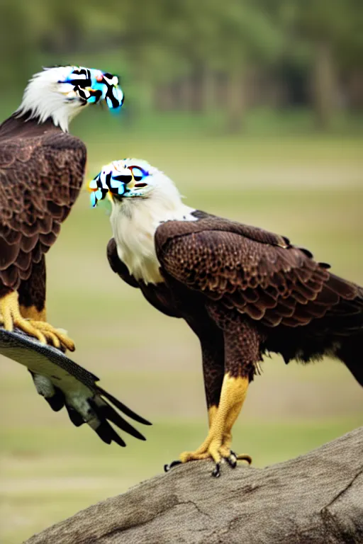 Image similar to eagle eat snake, in savannah, pulitzer award winning, captured by nikon d 8 5 0, body features, face features, bokeh, dynamic composition,, and daniel berehulak and adnan abidi and preston gannaway, matt rainey, stephanie welsh