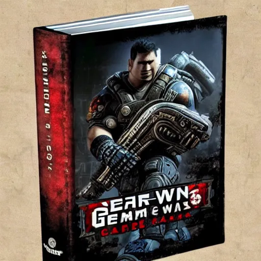 Image similar to gears of war warhammer 40k codex book t