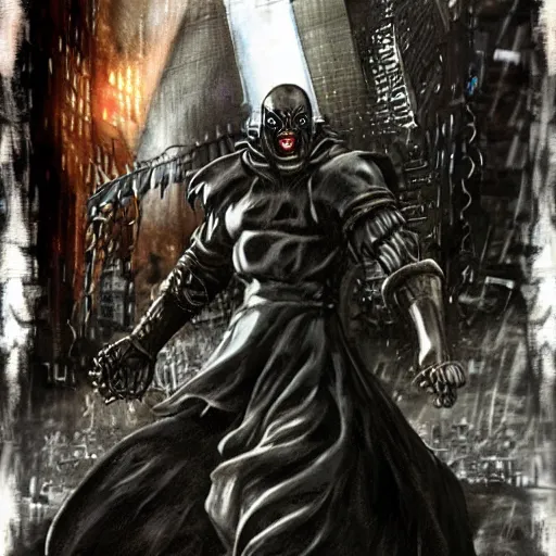 Image similar to The Shadowlord from Nier Replicant fighting the machine life forms, highly detailed, realistic, tragic