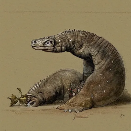 Prompt: ( ( ( ( ( cute looking shy cartoon little komodo ) ) ) ) ) by jean - baptiste monge!!!!!!!!!!!!!!!!!!!!!!!!!!!